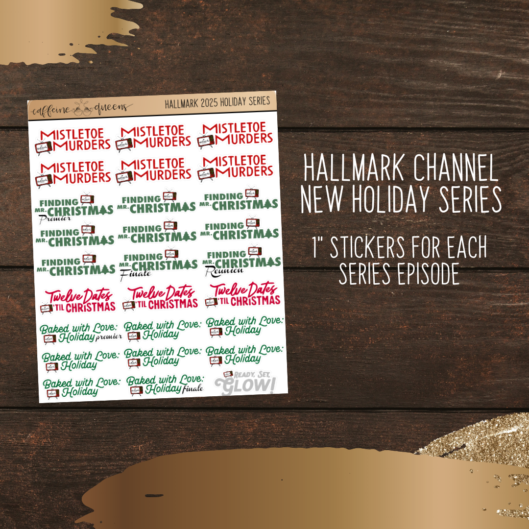2025 Christmas Movie Premier Stickers