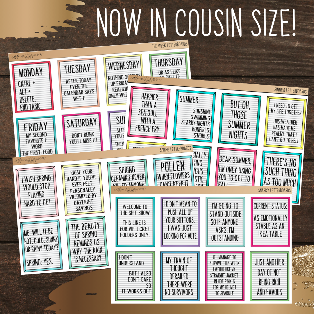 Letterboards | Cousin