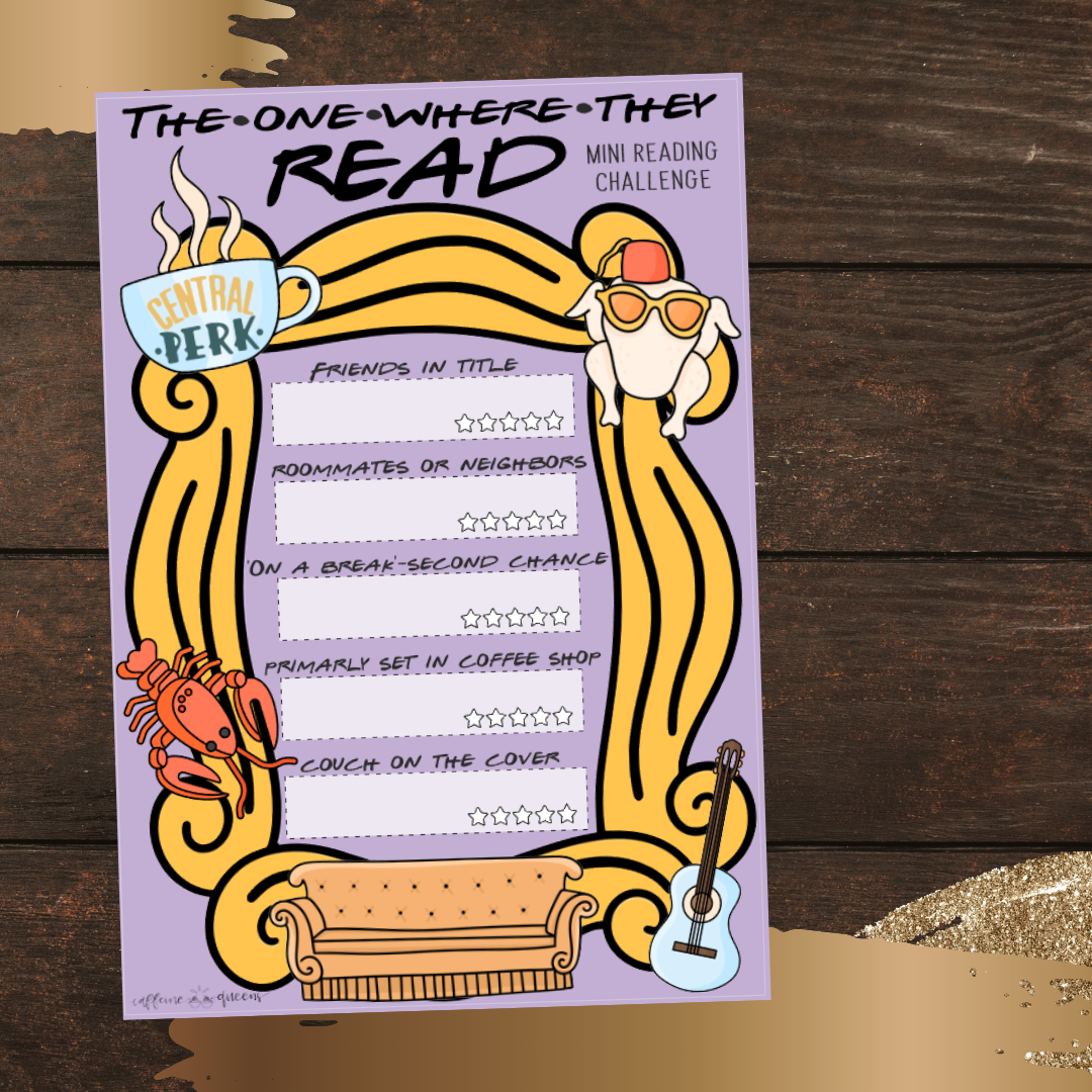Friends Mini Book Challenge | Notes Page Sticker