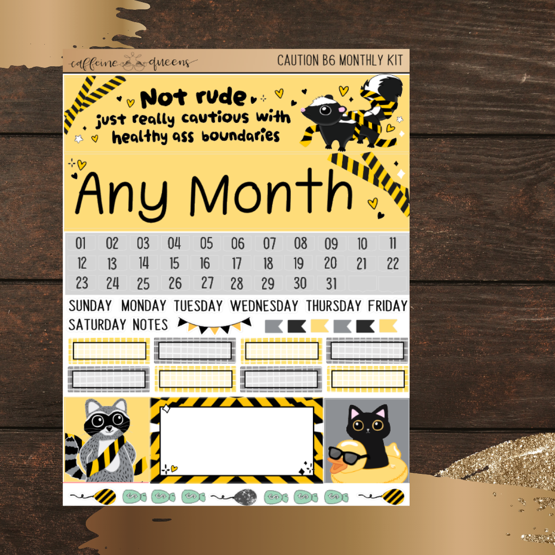 Caution | Pick Your Month Monthly Kit