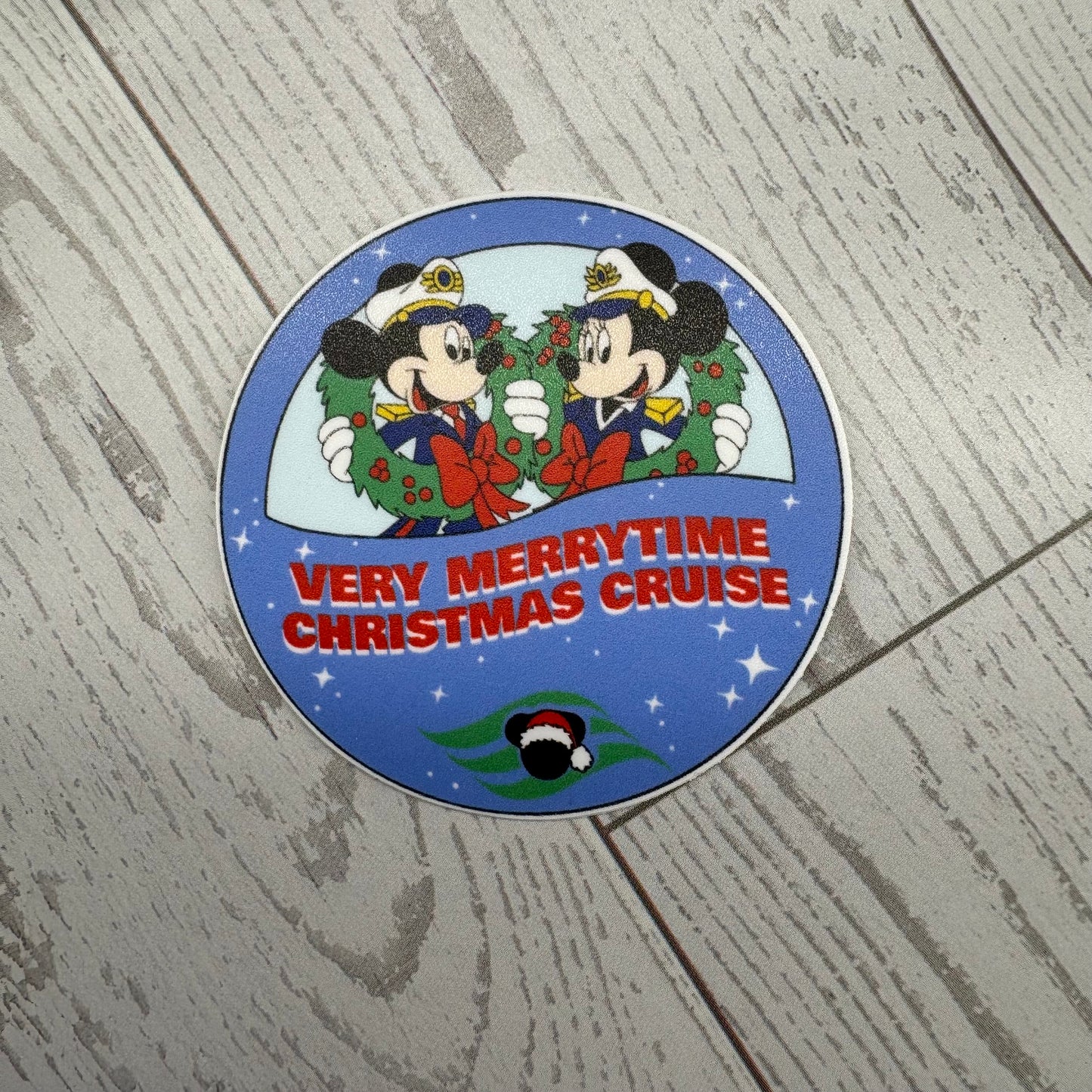 Merry Cruise Button | Vinyl Decals