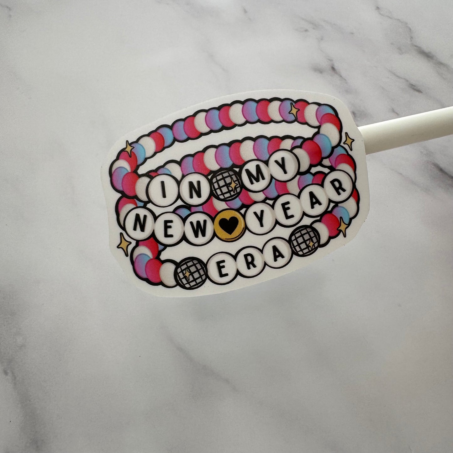 NYE 2025 Bracelet | Waterproof Vinyl Decal