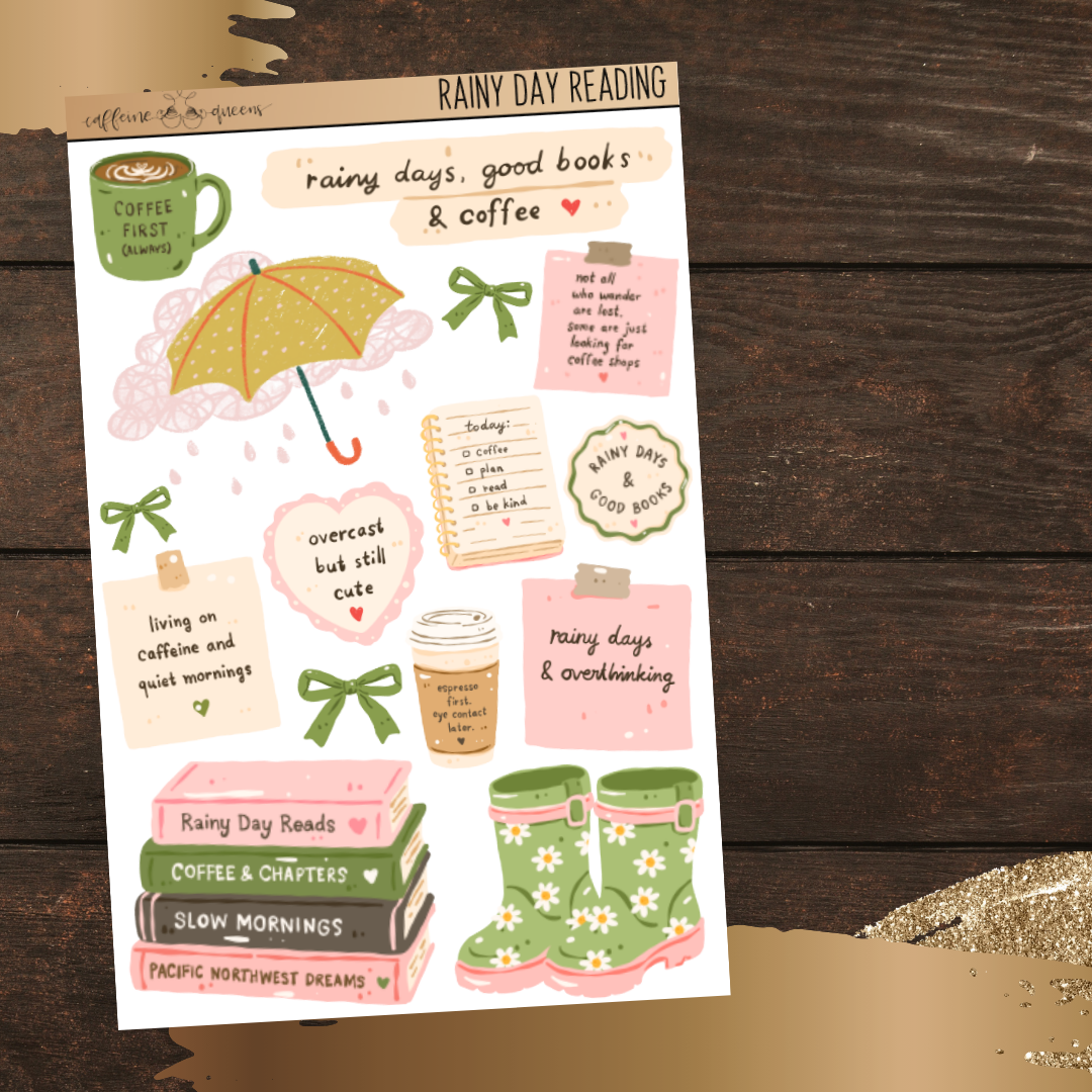 Rainy Day Reading | Journal Deco