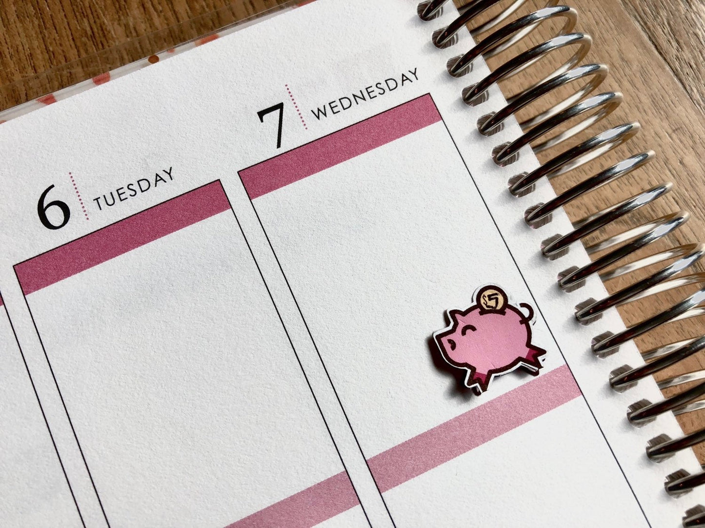 Piggy Bank Fold-Over Savings Tracker