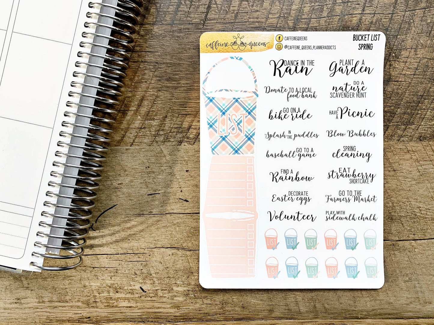 Spring Bucket List | Fold Over