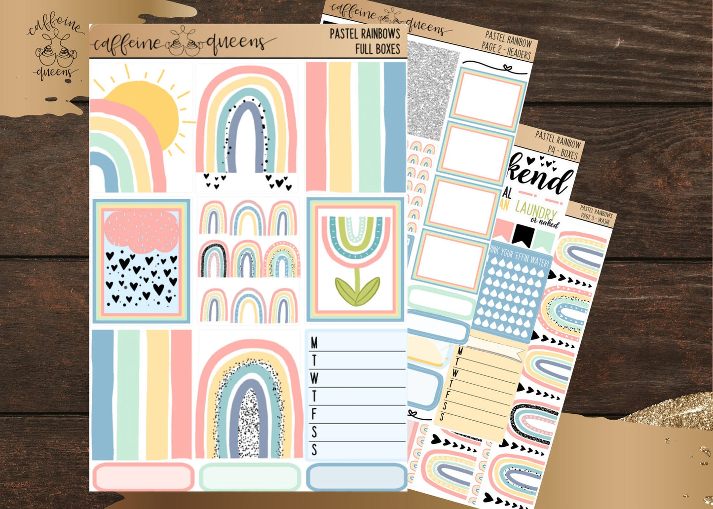 Pastel Rainbows | Vertical