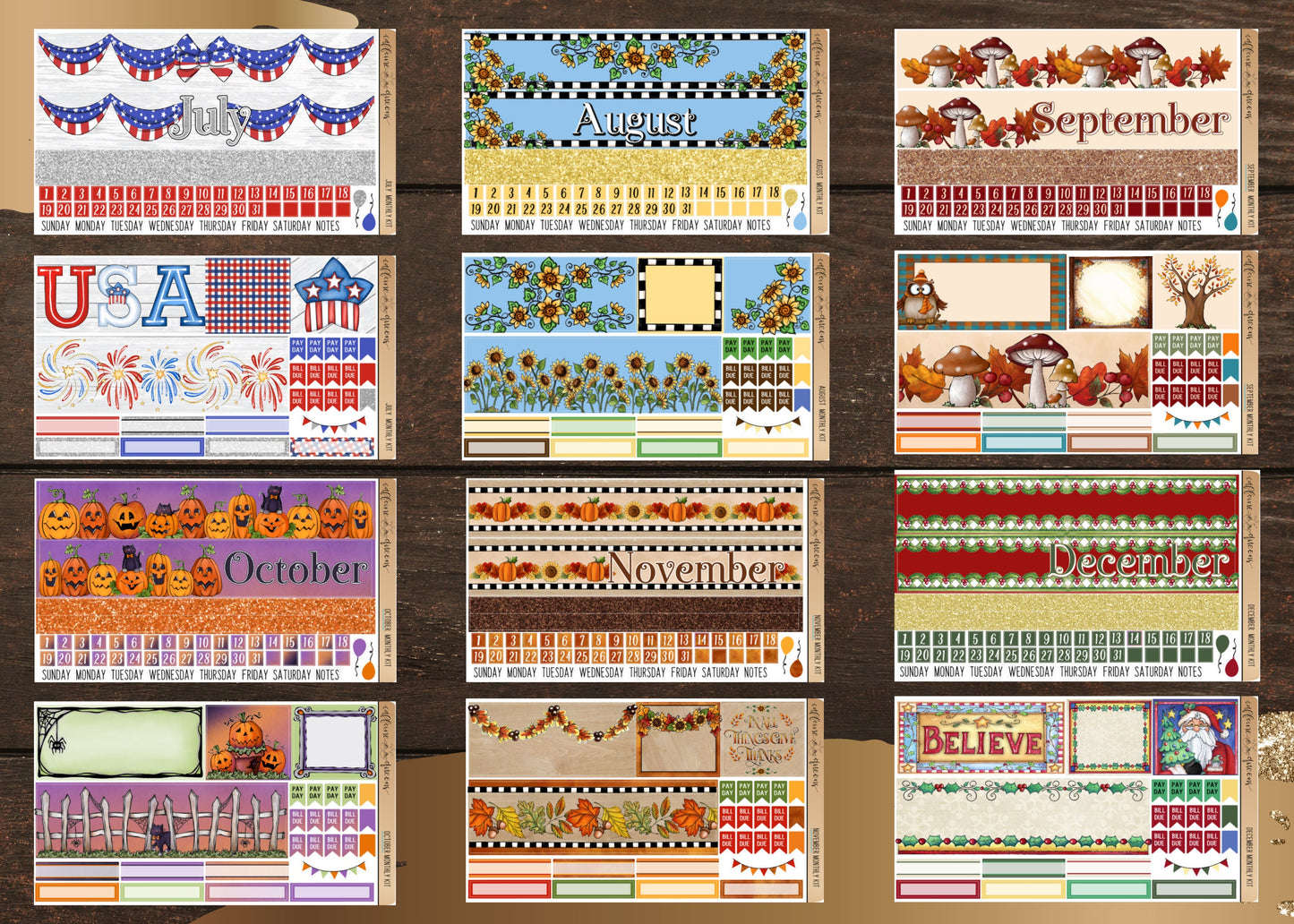 Year of Monthlies Bundle | Vertical
