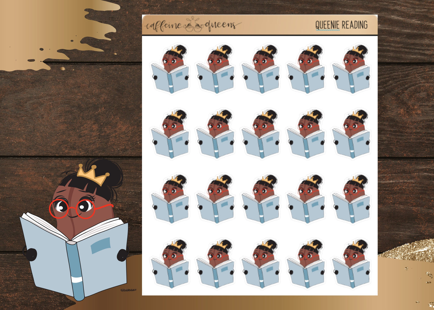 Queenie Loves to Read