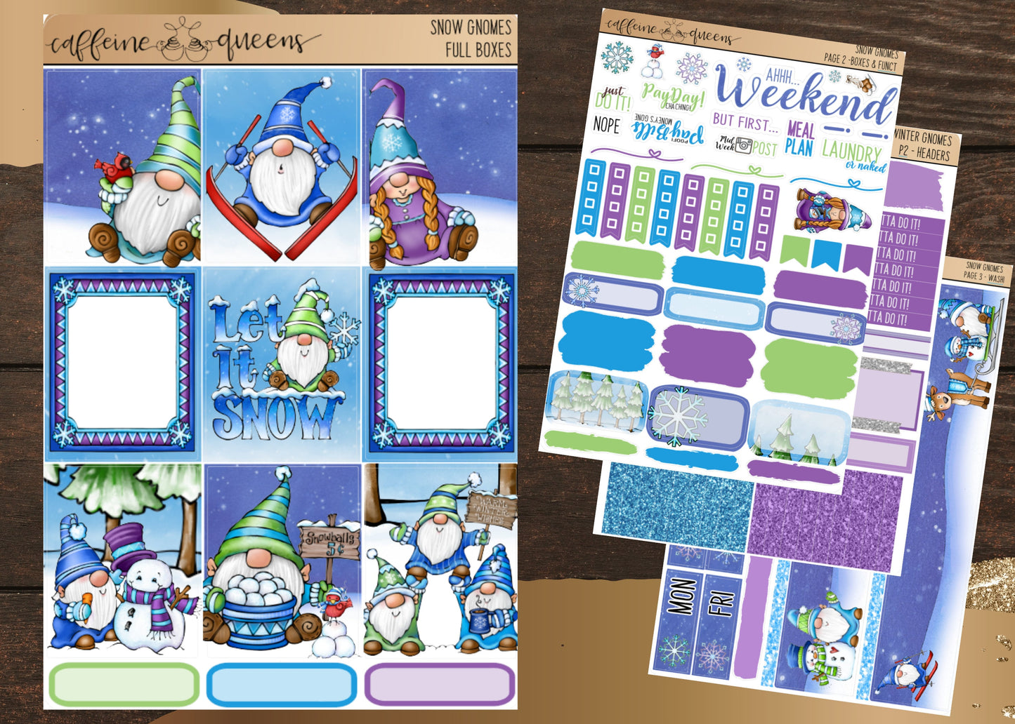 Snow Gnomes | Vertical