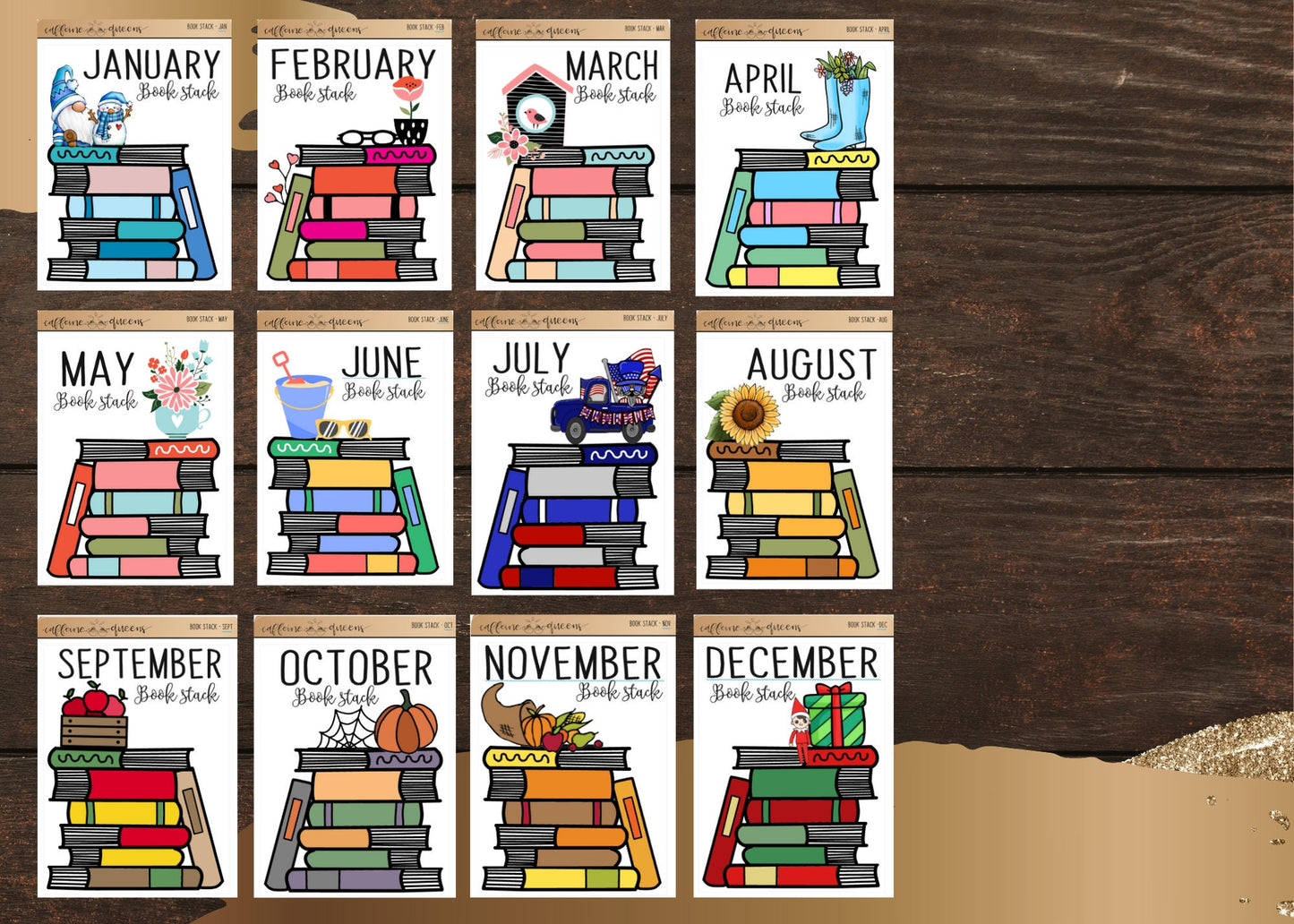 Monthly Themed Bookstack Bundle
