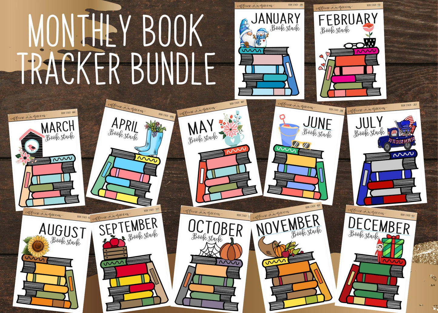 Monthly Themed Bookstack Bundle