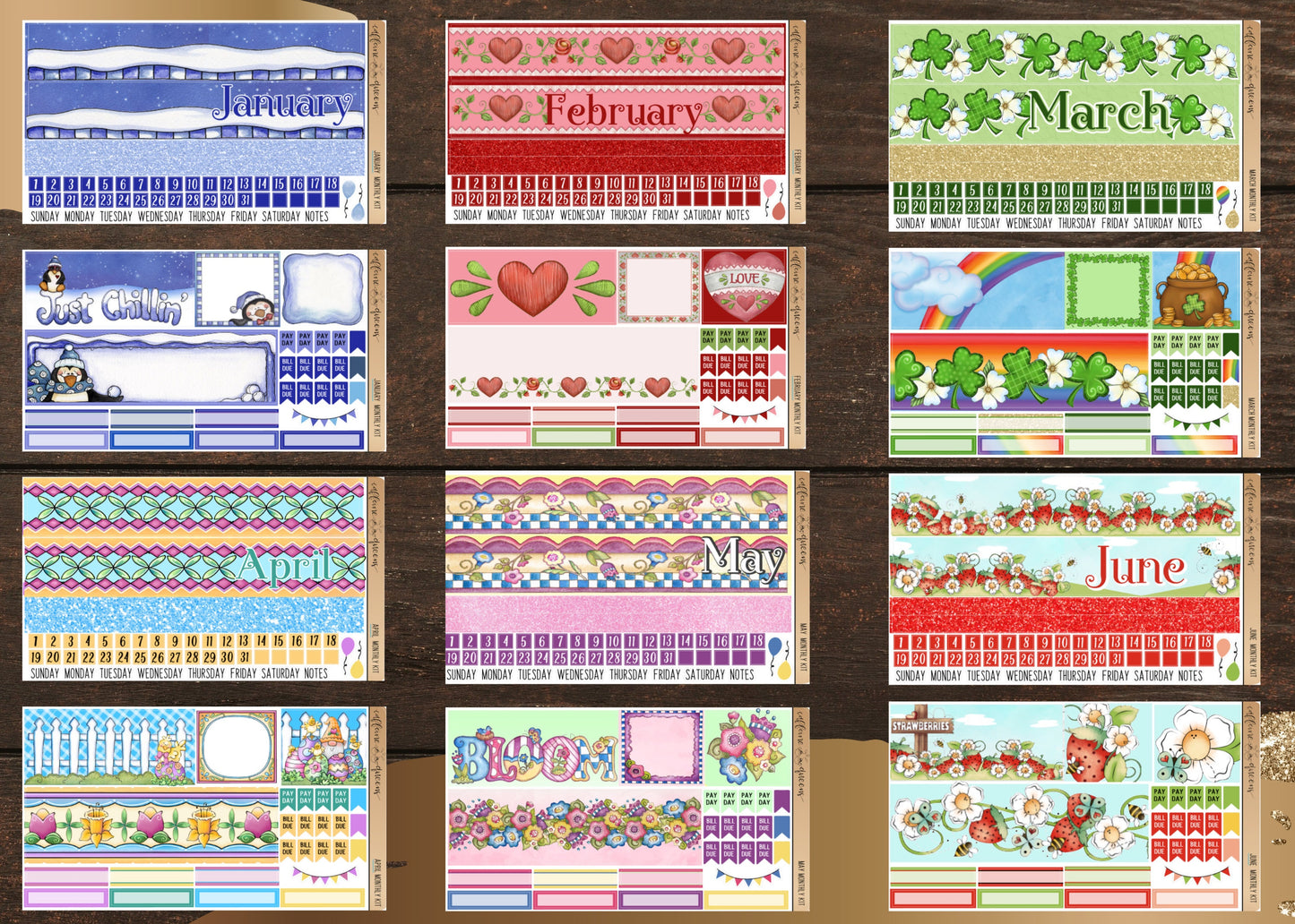 Year of Monthlies Bundle | Vertical