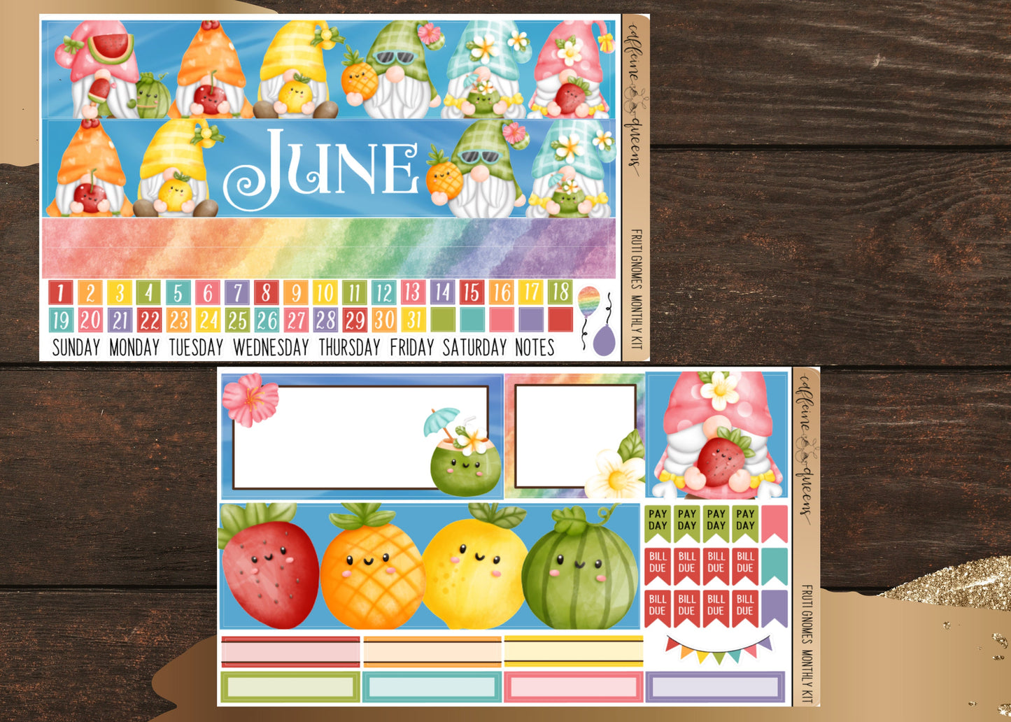 Fruiti Gnomes | Vertical Monthly