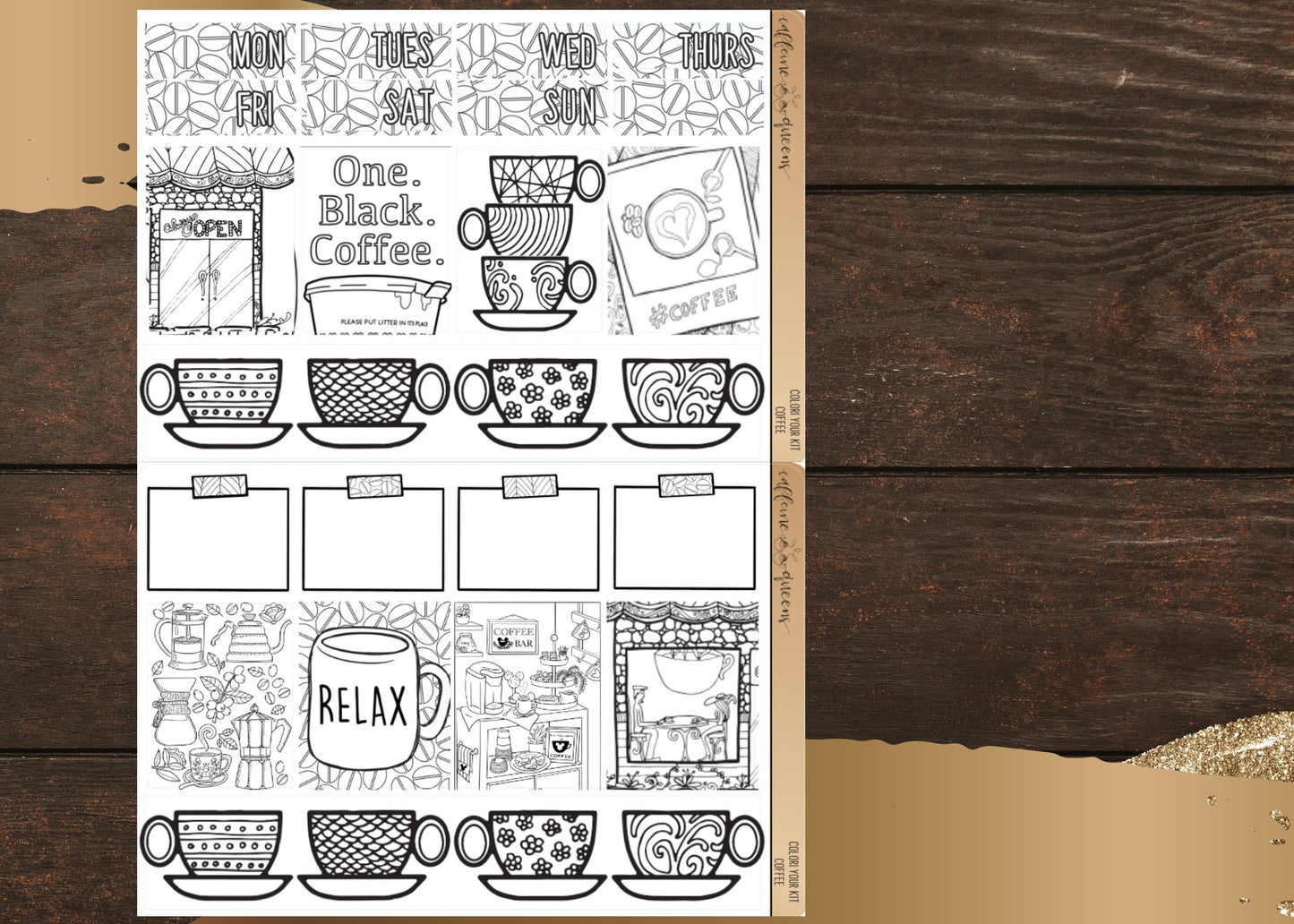 Coffee - Color Your Kit | MINI
