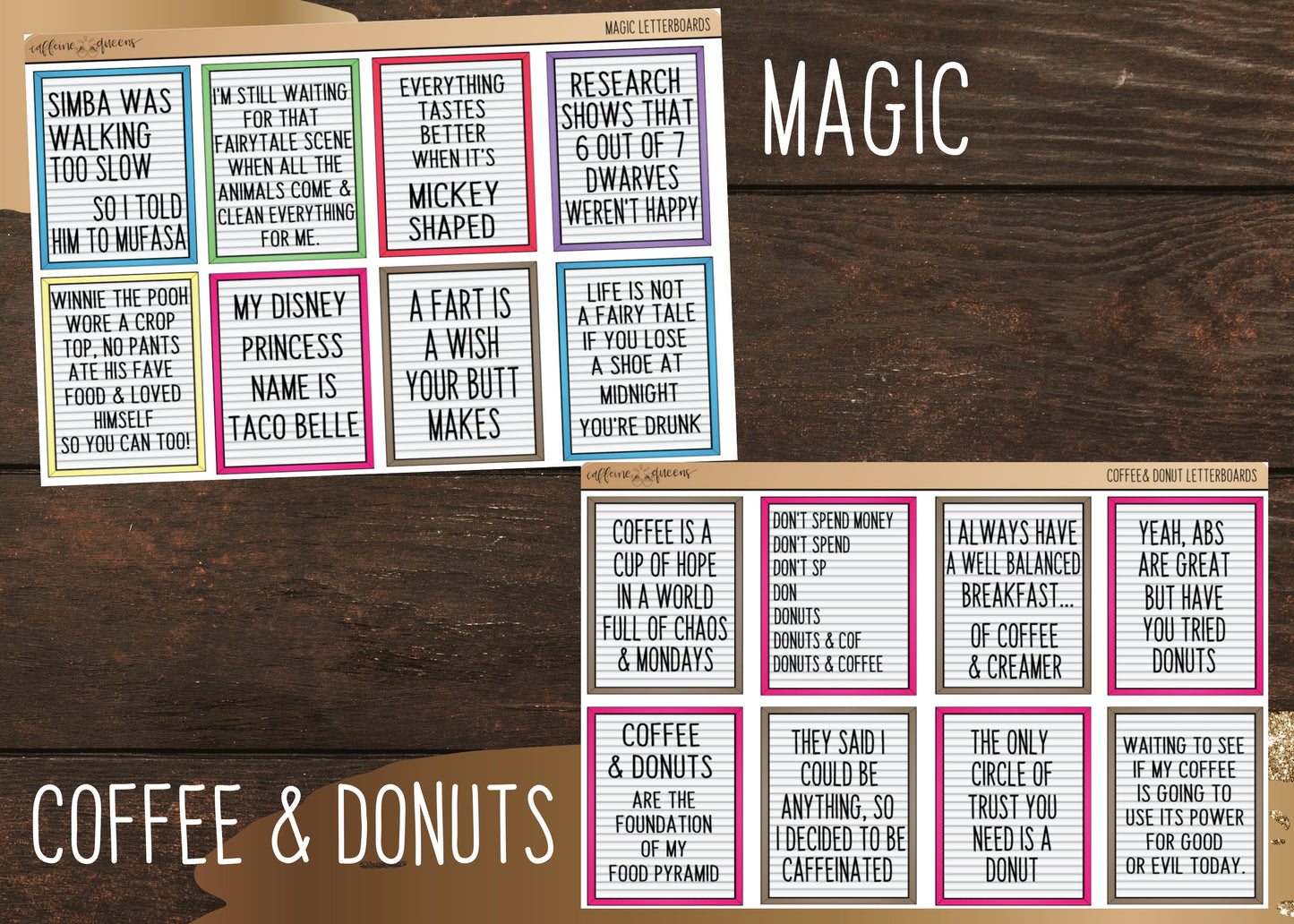 Letterboards