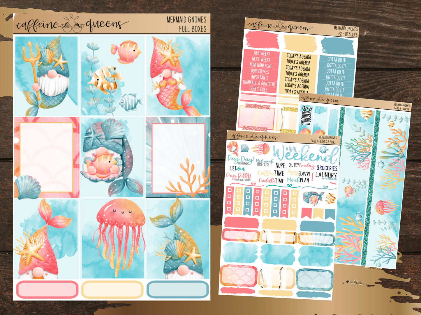 Mermaid Gnomes | Vertical