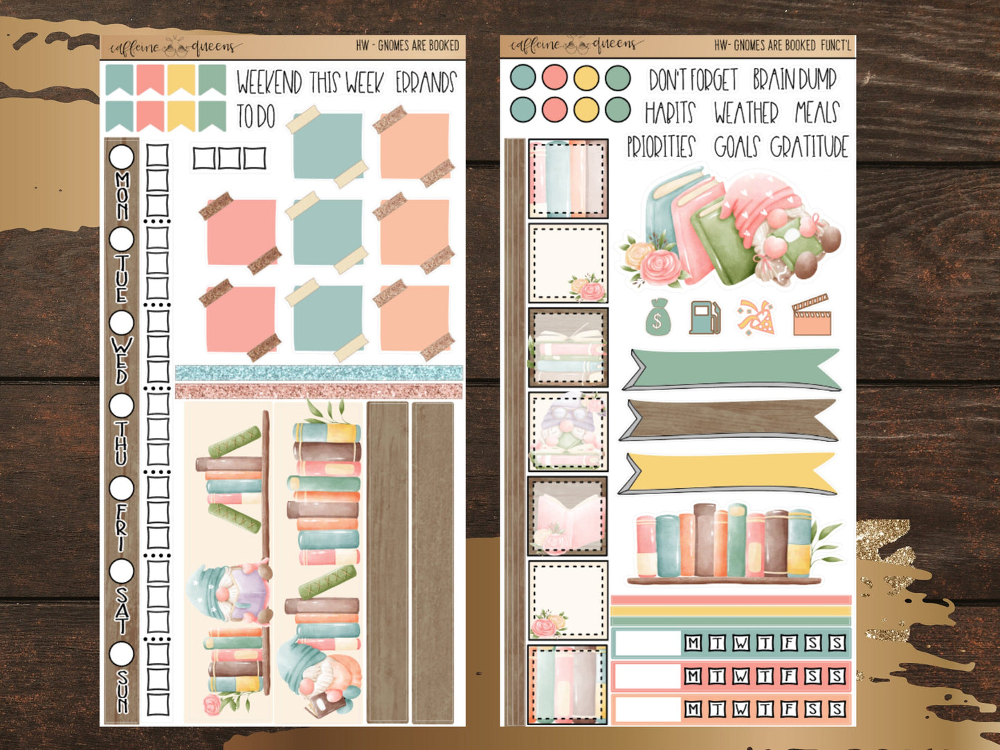 Gnomes are Booked |Weeks