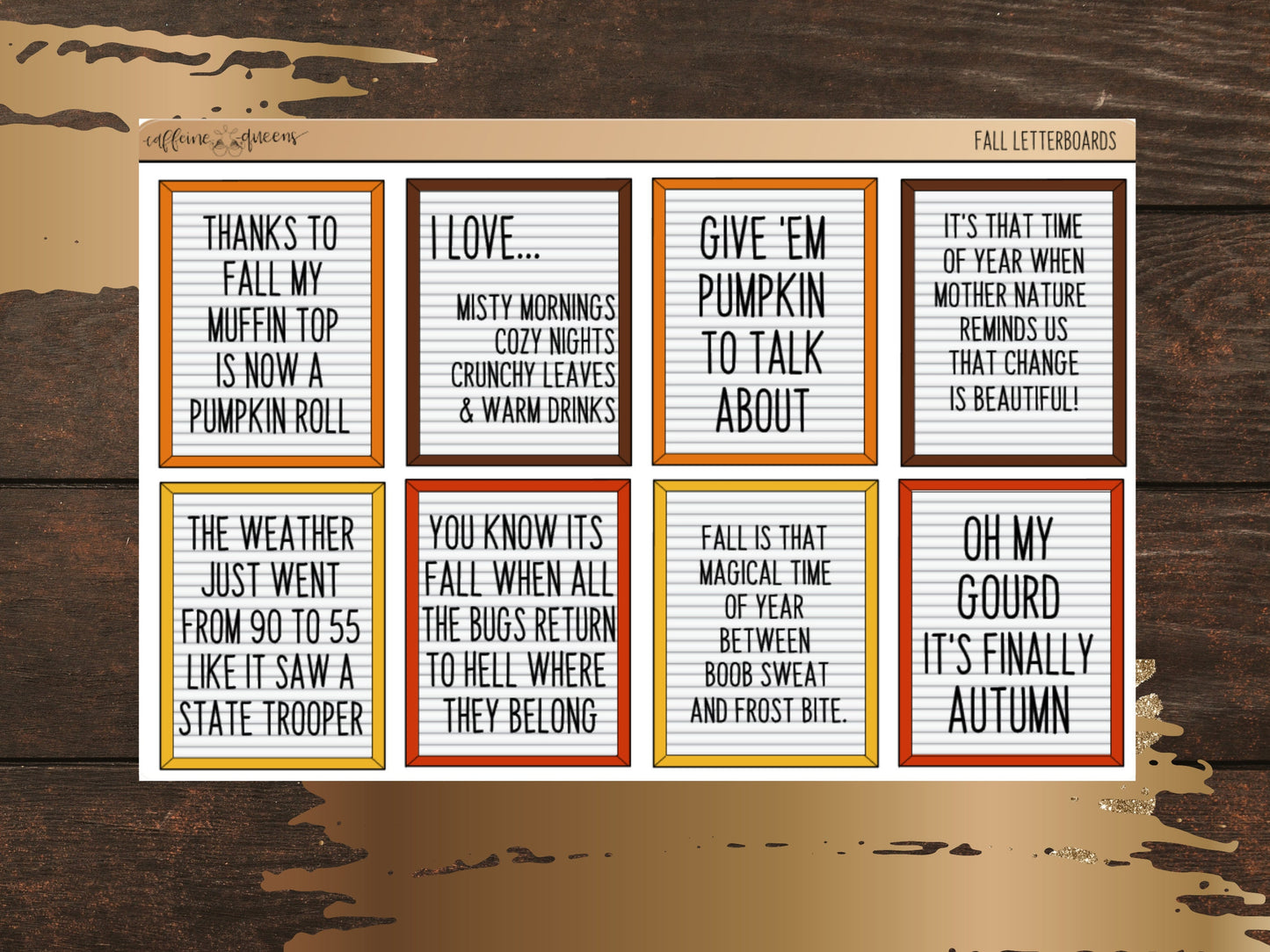 Letterboards for the Season