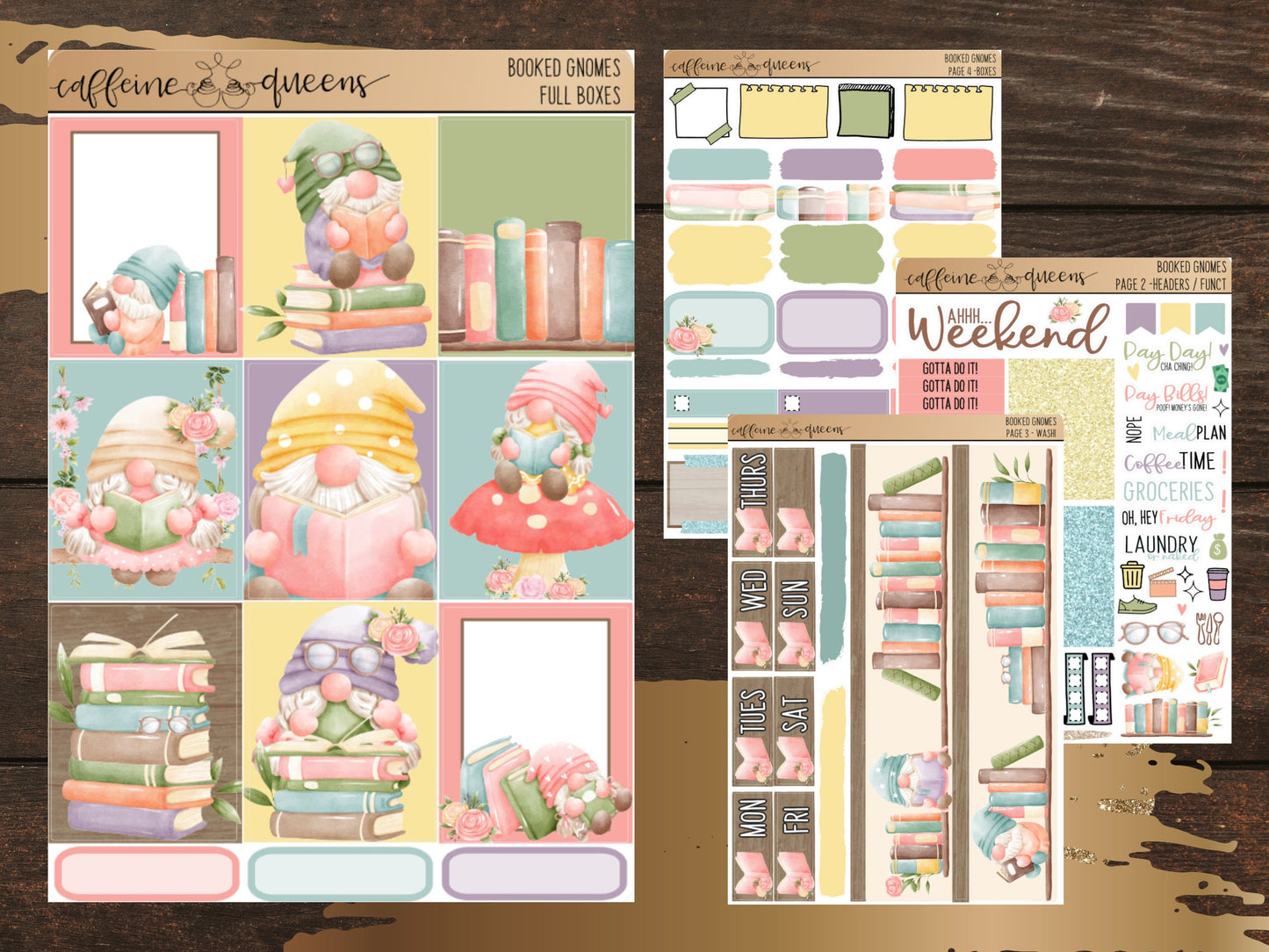 Booked Gnomes | Vertical