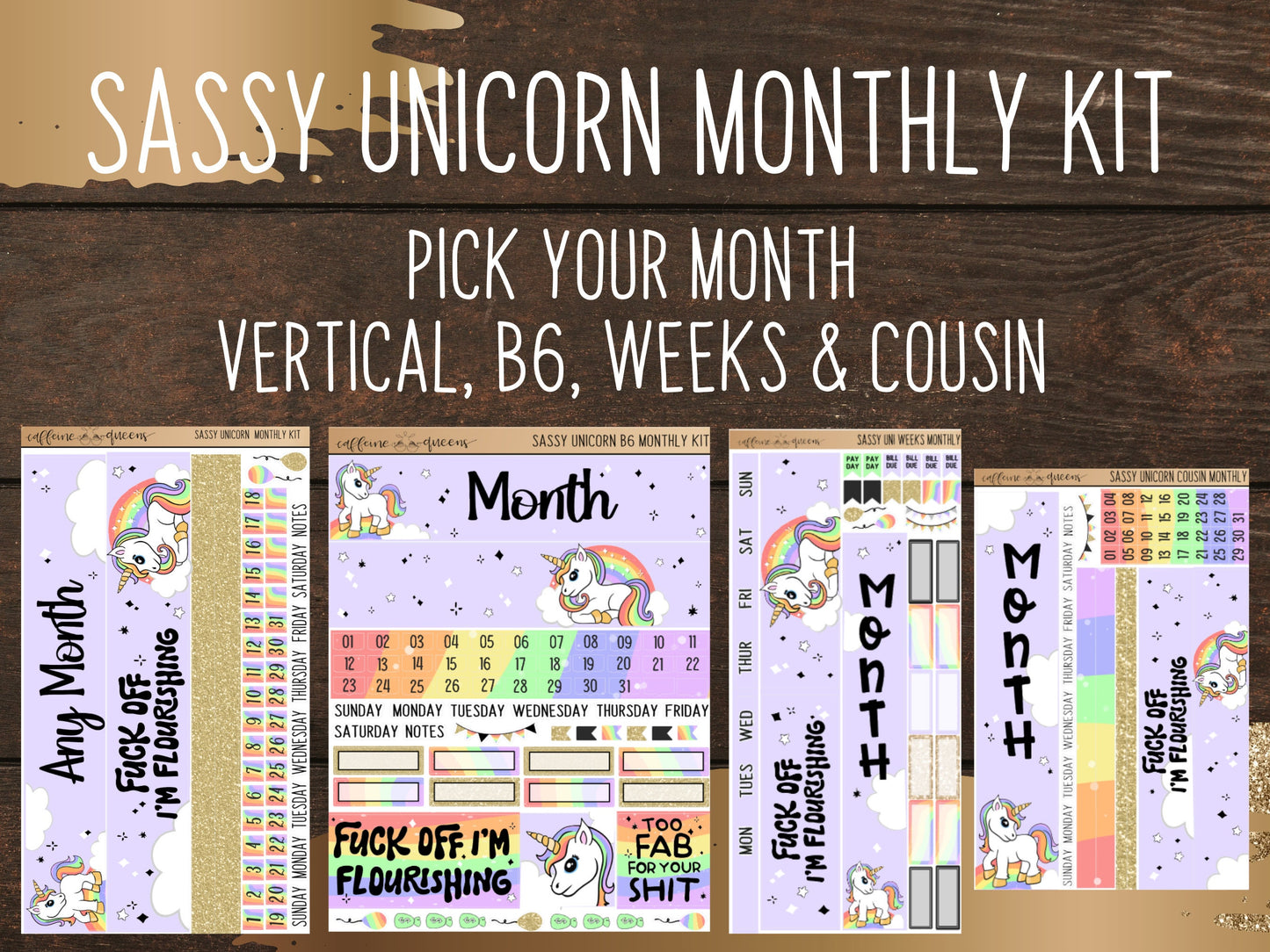 Sassy Unicorn | Pick Your Month Monthly Kit