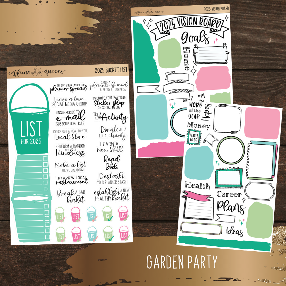 2025 New Year New Planner Bundle Pack