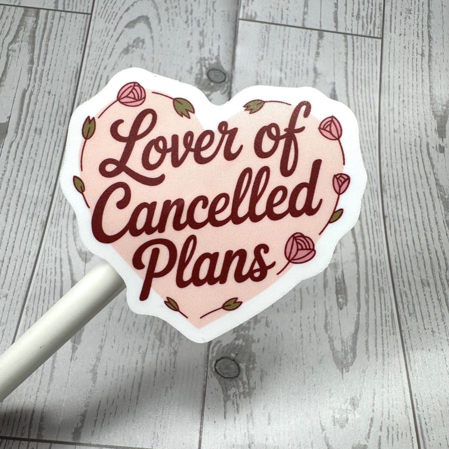 Lover of Cancelled Plans | Vinyl Decal