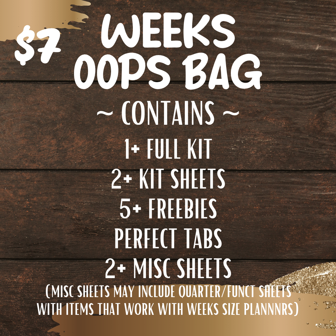 Oopsie Whoopsie Bags