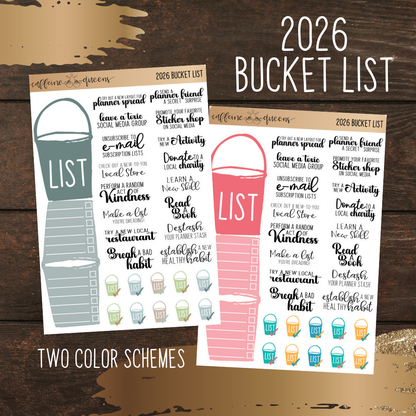 2026 New Year New Planner Bundle Pack