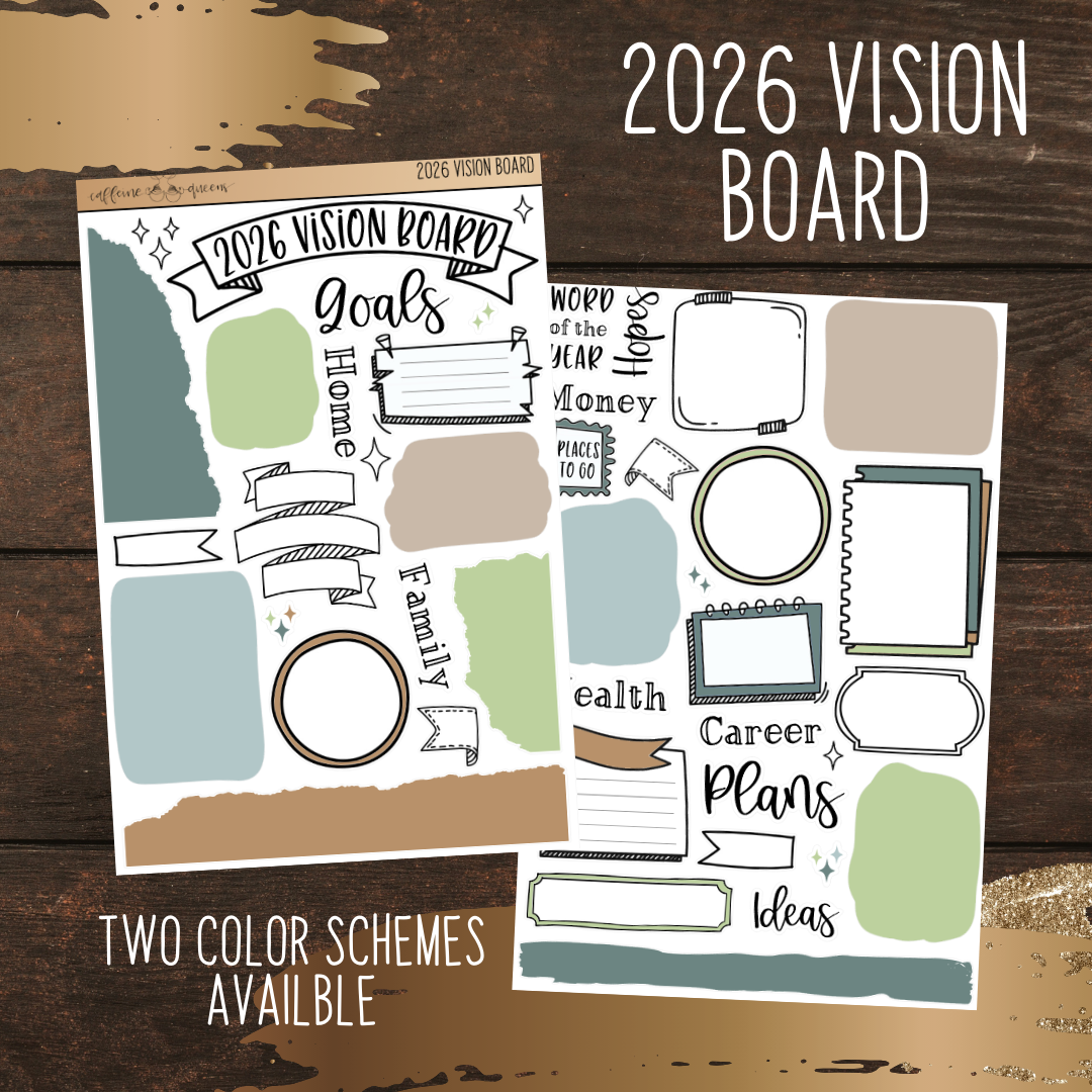 2026 Vision Board | Journal Kit