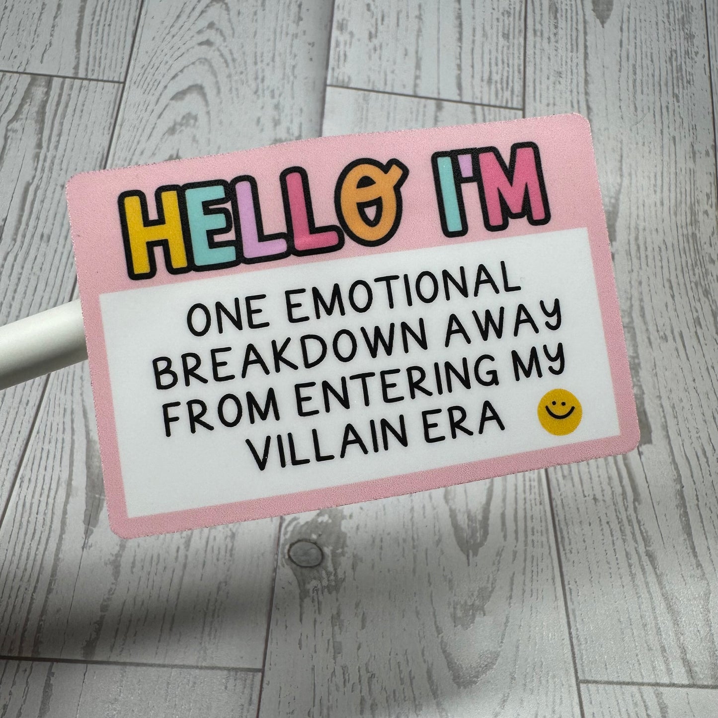 Hello - Entering Villain Era | Vinyl Decal