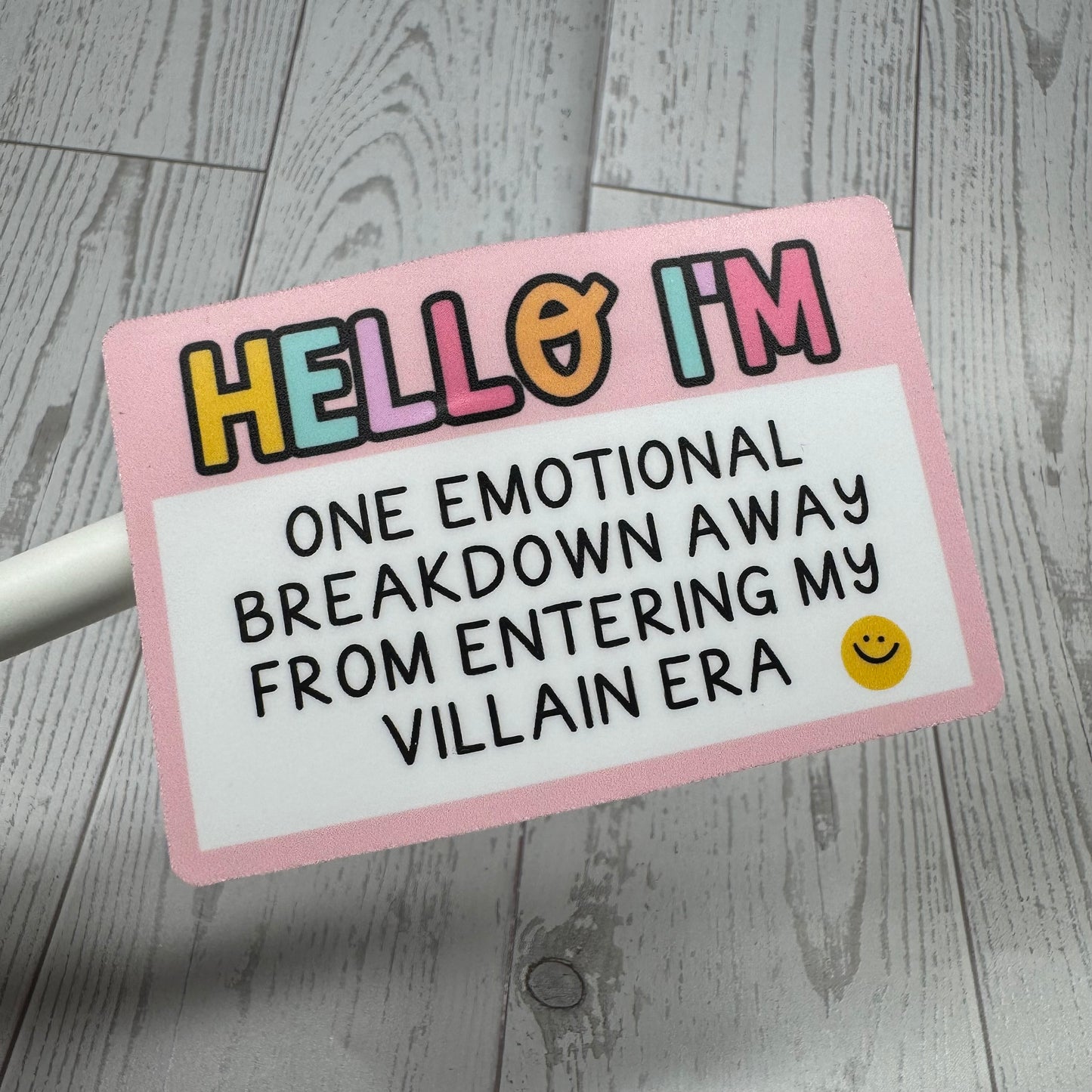 Hello - Entering Villain Era | Vinyl Decal