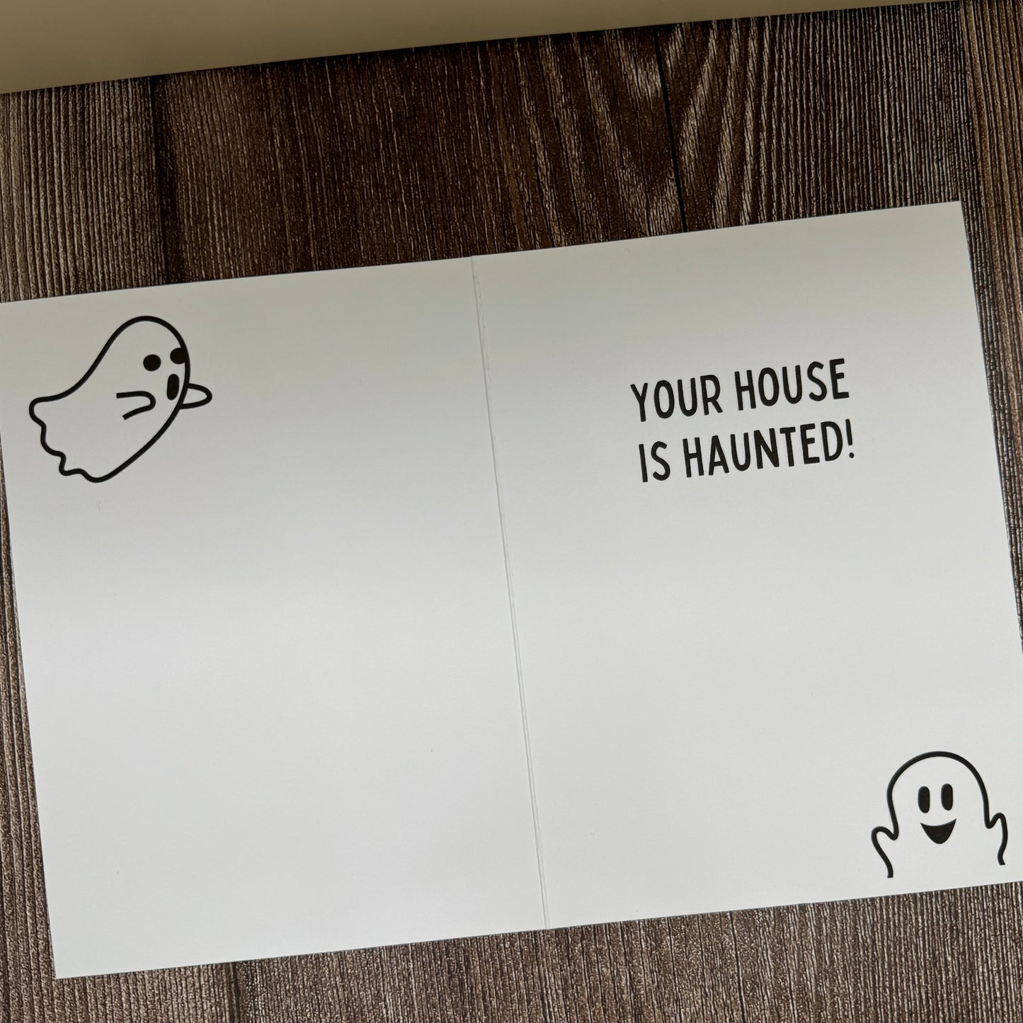 Haunted Washi Art Card