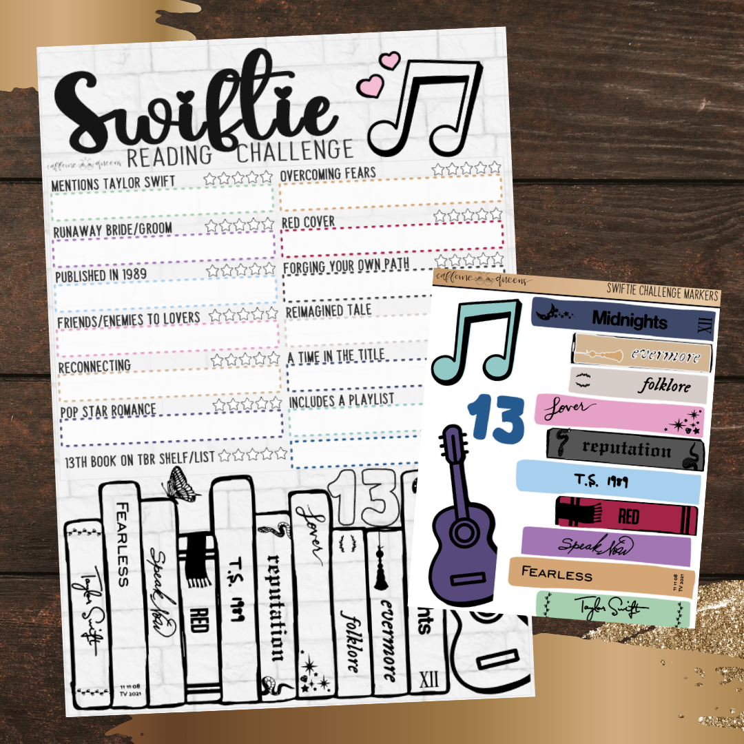 Pop Queen Mini Book Challenge | Notes Page Sticker