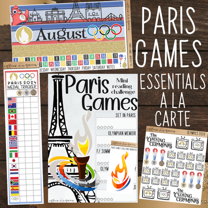 Paris Games BUNDLE and a la carte | Functional Planning Stickers