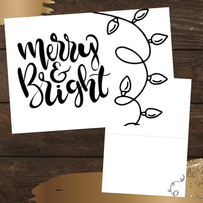 Christmas Washi Art Card