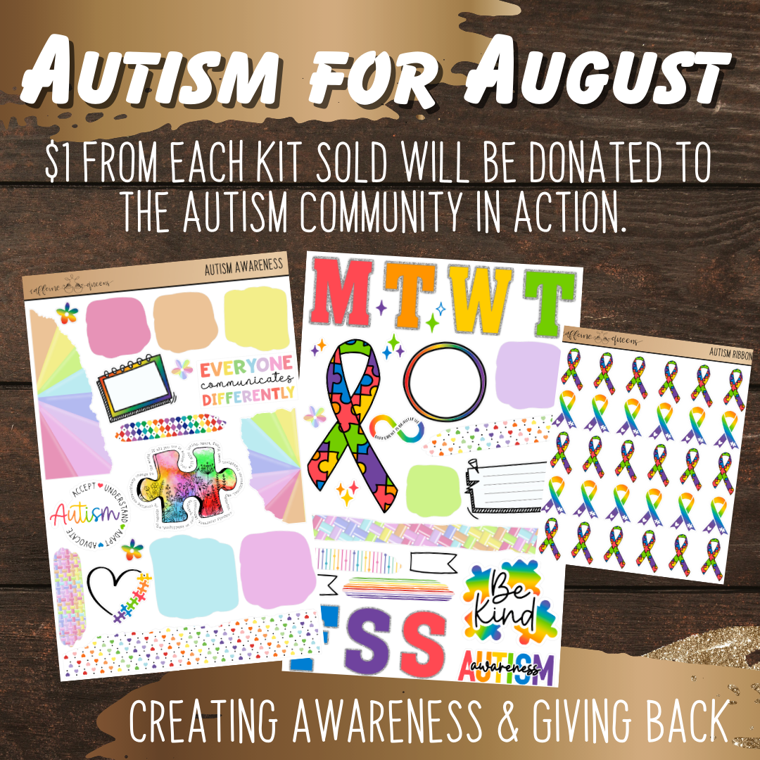 Autism for August | Charity Journaling Kit