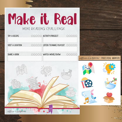 Make it Real Mini Book Challenge | Notes Page Sticker