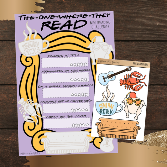 Friends Mini Book Challenge | Notes Page Sticker