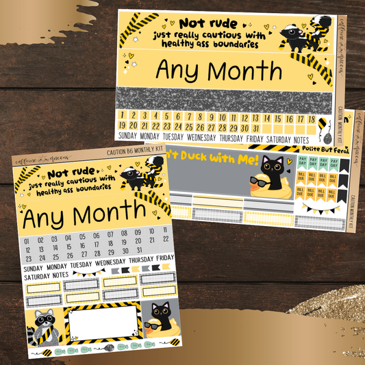 Caution | Pick Your Month Monthly Kit