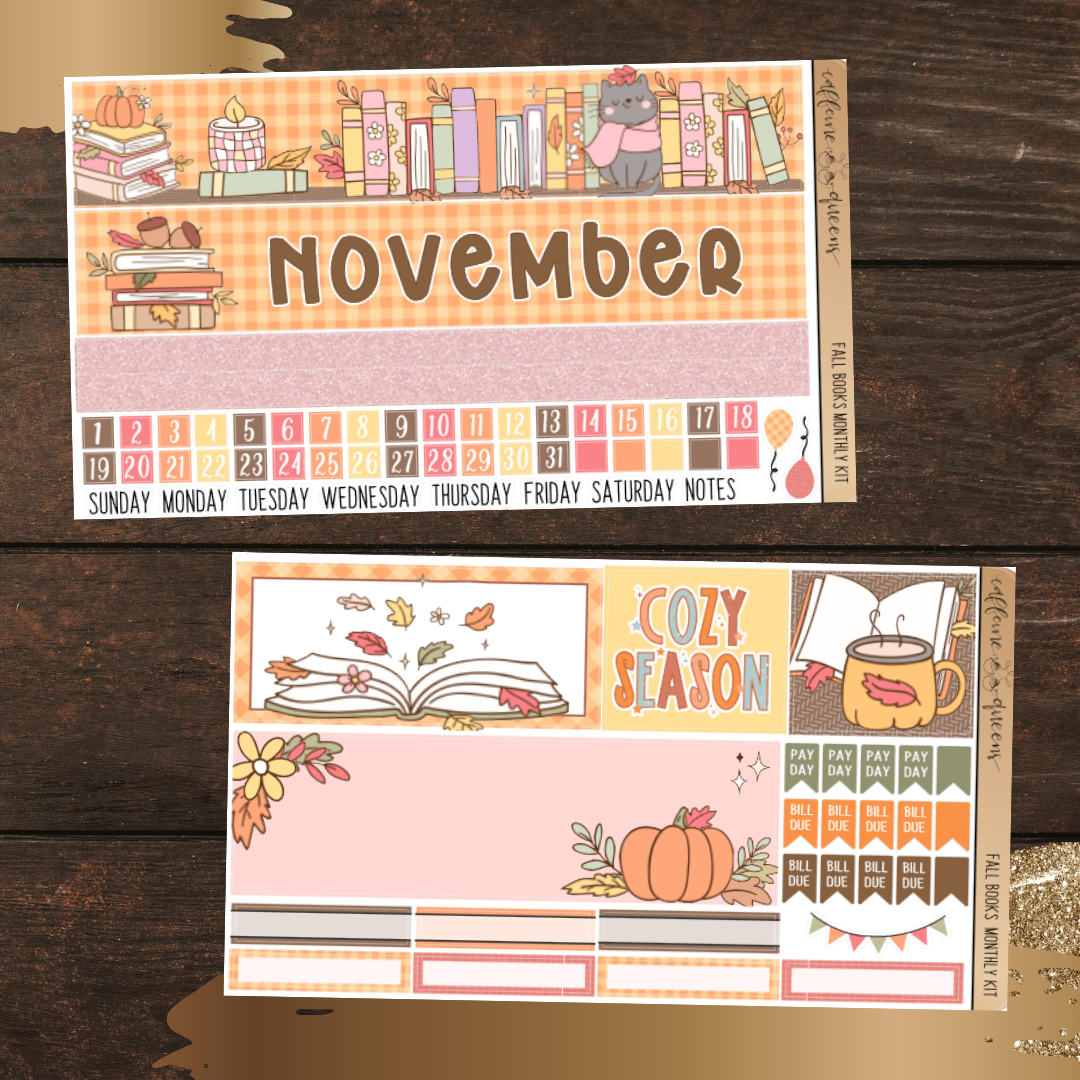 Bookish Holidays | Vertical Monthly Kit BUNDLE