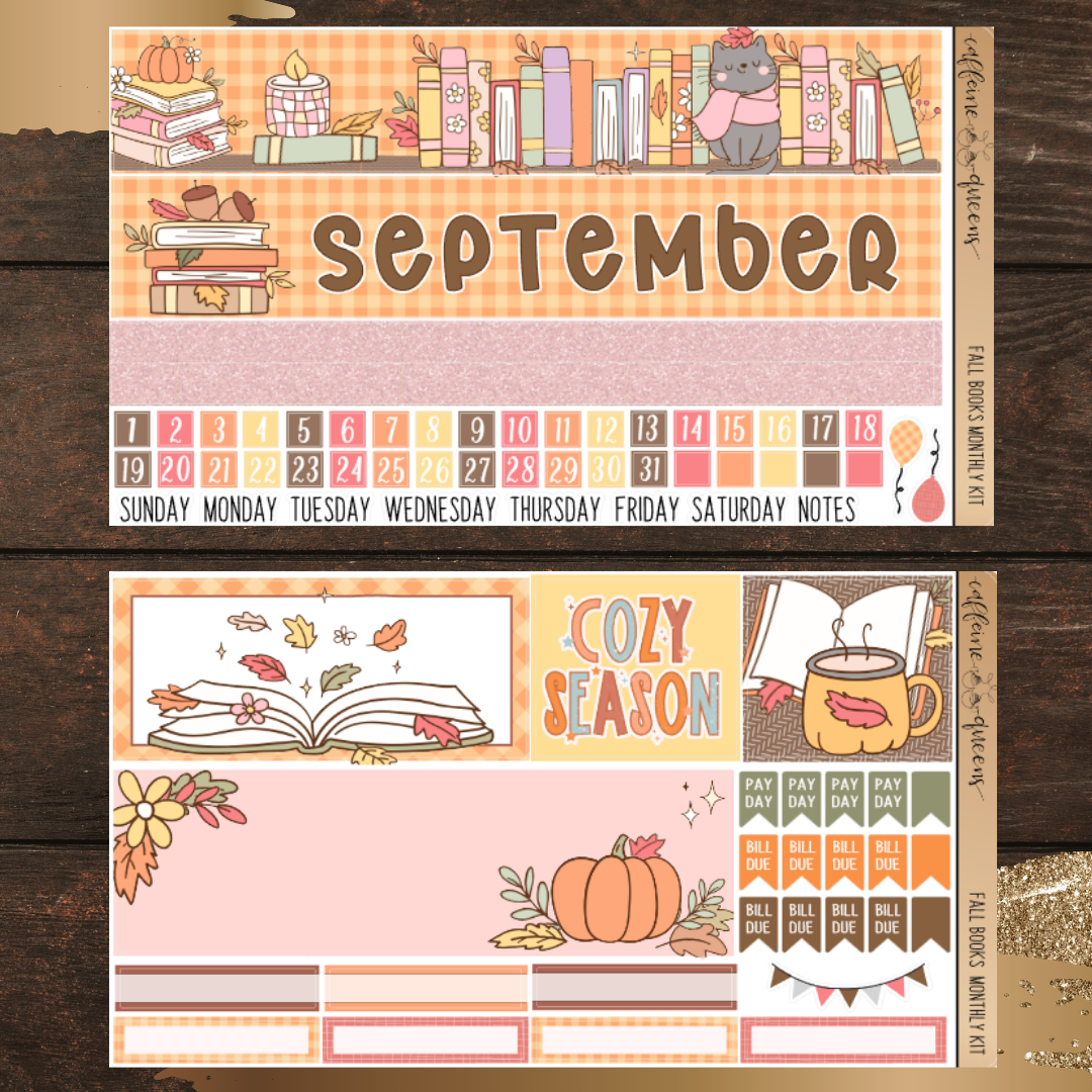 Bookish Fall | Pick Your Month Vertical Kit