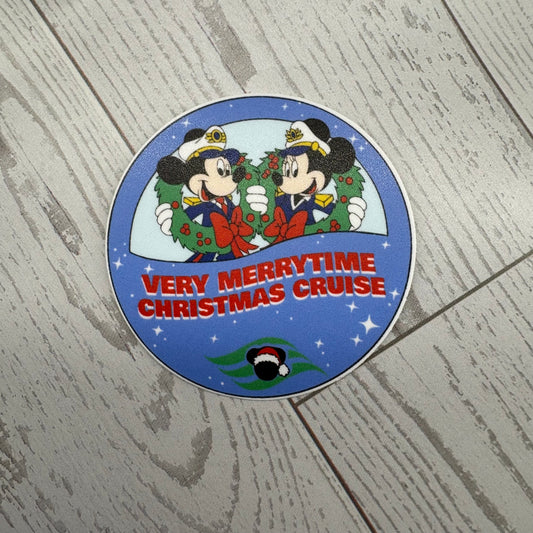 Merry Cruise Button | Vinyl Decals