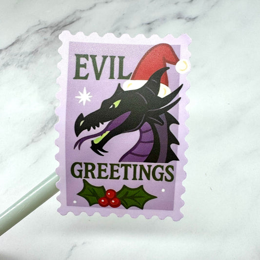 Magical Holiday Villain Stamp | Vinyl Decal