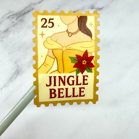 Magical Holiday Princess Stamp | Vinyl Decal