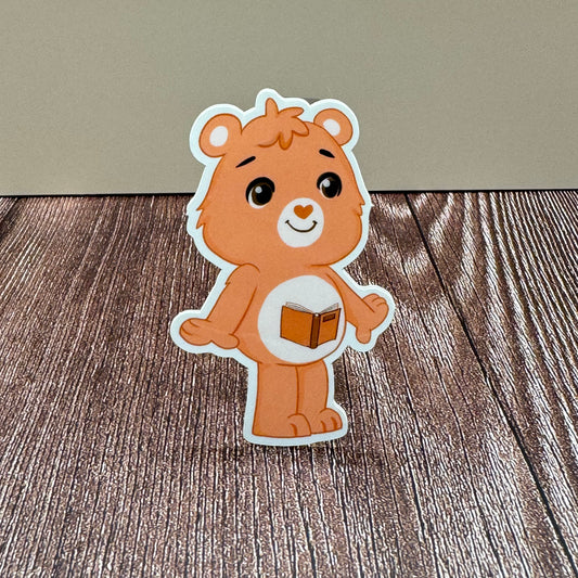 Bookish Bear | Waterproof Vinyl Decal