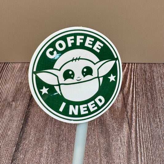 Coffee I Need | Waterproof Vinyl Decal