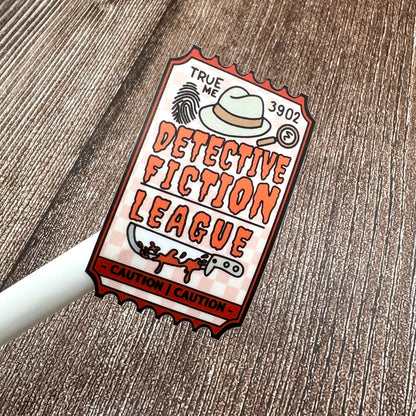 Detective League Ticket | Vinyl Decal