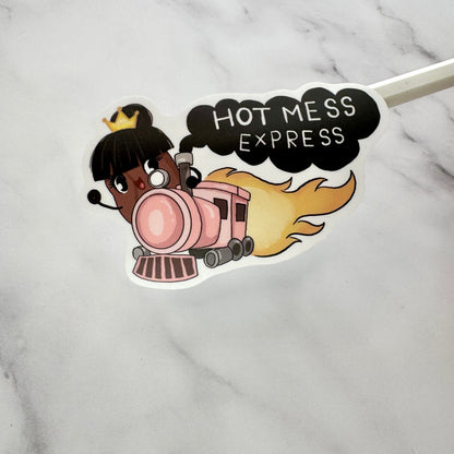 Queenie Hot Mess Express | Waterproof Vinyl Decal