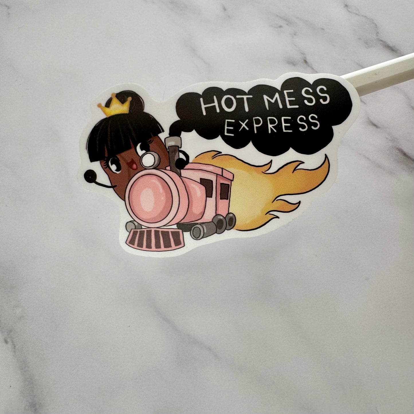 Queenie Hot Mess Express | Waterproof Vinyl Decal