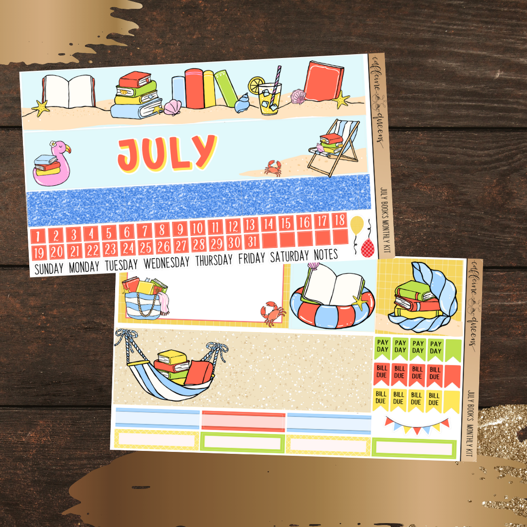 July Books | Bookish Monthly Kit
